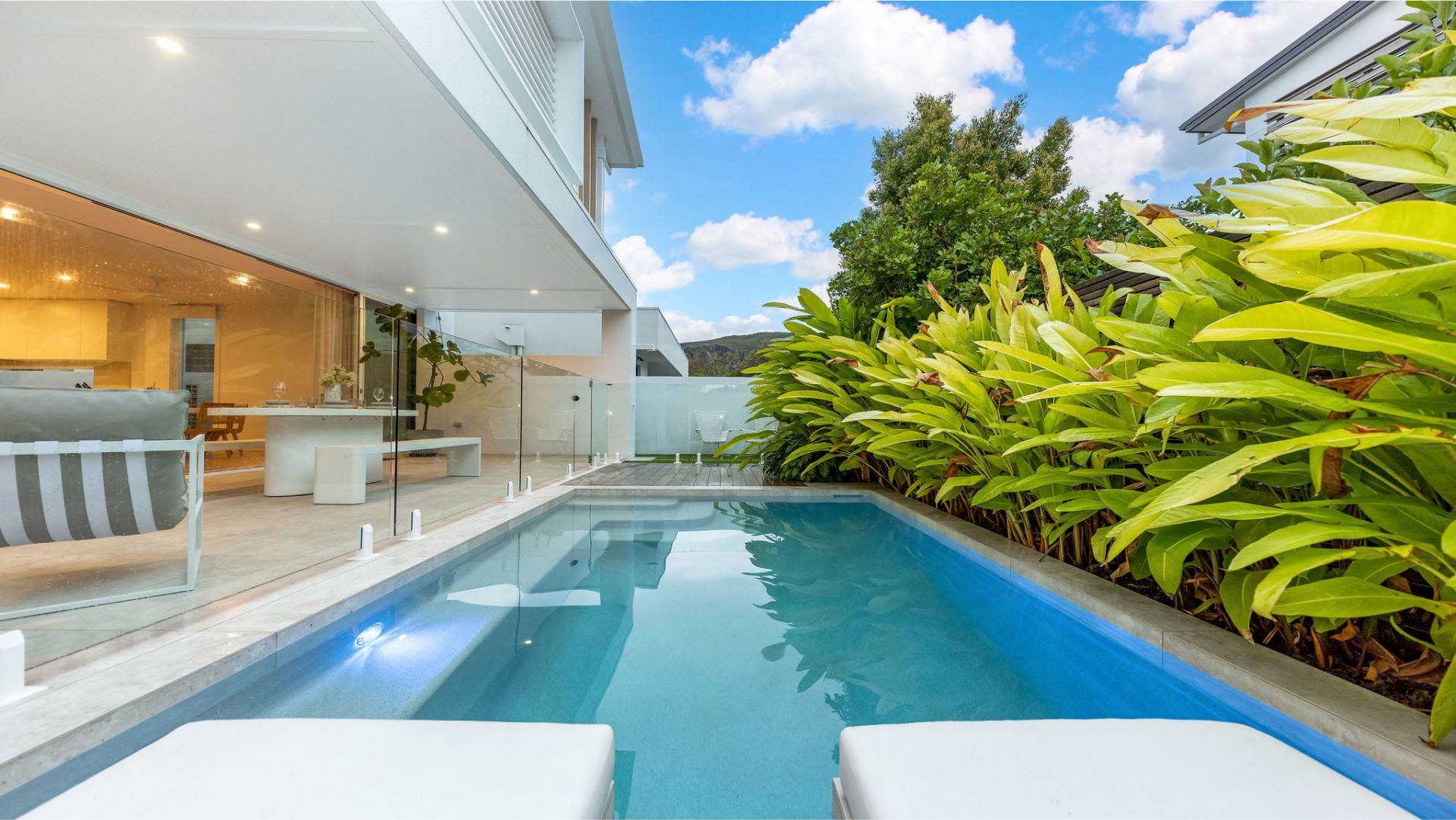 double storey home in yaroomba with pool